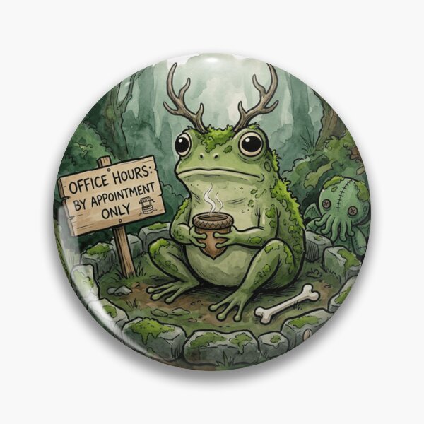 Item preview, Social Availability Of A Haunted Well Frog designed and sold by JossDesign15.