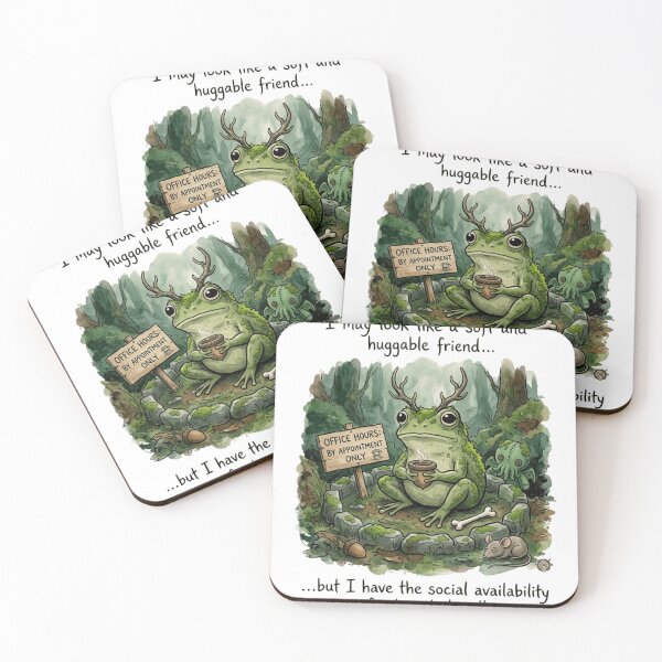 Item preview, Social Availability Of A Haunted Well Frog designed and sold by JossDesign15.