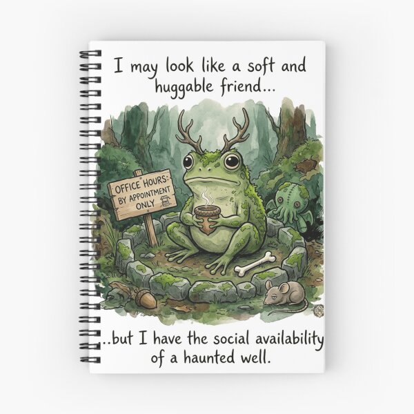 Item preview, Social Availability Of A Haunted Well Frog designed and sold by JossDesign15.