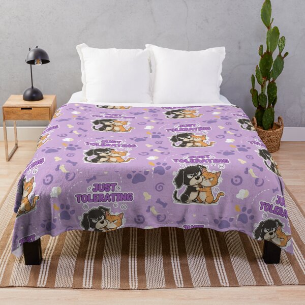 Item preview, dog and cat just tolerating designed and sold by Taridesign.