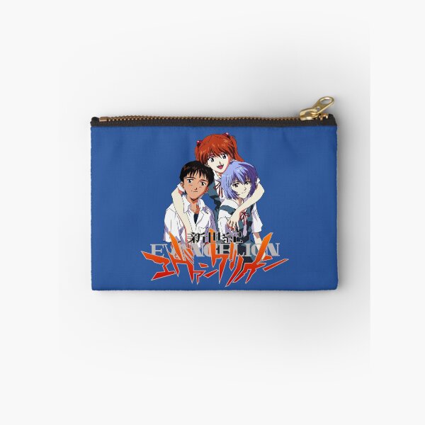 Item preview, Neon Genesis Evangelion; Shinji, Asuka and Rei; Blue designed and sold by Marco Bottiglieri.
