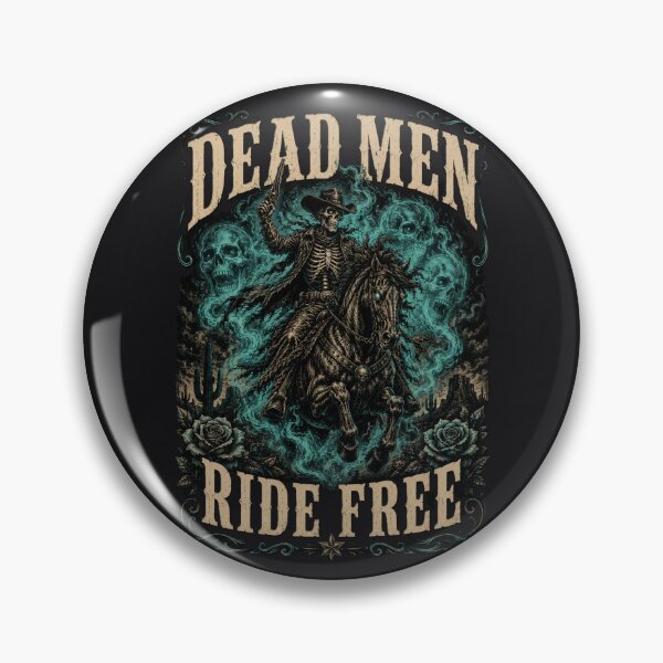 Item preview, Dead Men Ride Free – Ghost Cowboy Western Design designed and sold by GardenReign.
