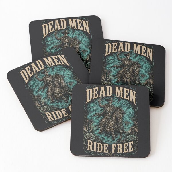 Item preview, Dead Men Ride Free – Ghost Cowboy Western Design designed and sold by GardenReign.