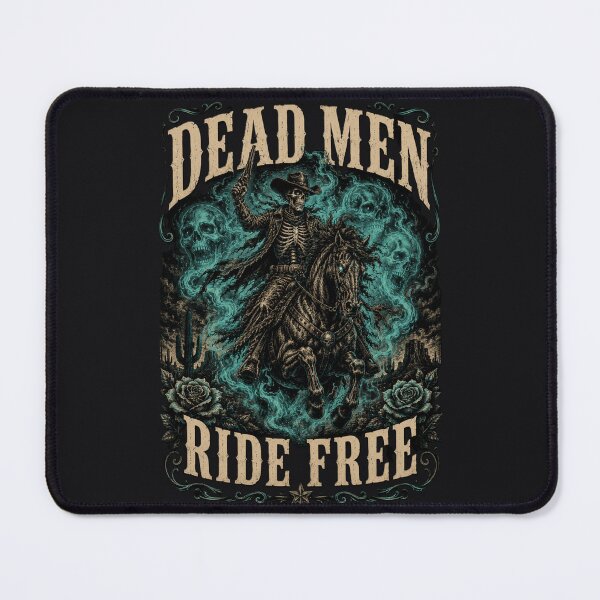 Item preview, Dead Men Ride Free – Ghost Cowboy Western Design designed and sold by GardenReign.