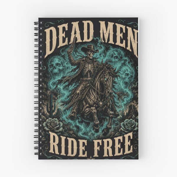 Item preview, Dead Men Ride Free – Ghost Cowboy Western Design designed and sold by GardenReign.