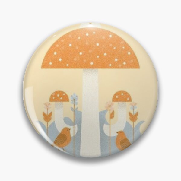 Item preview, Retro Mushroom Forest designed and sold by mellow-koko.