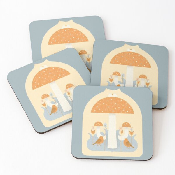 Item preview, Retro Mushroom Forest designed and sold by mellow-koko.