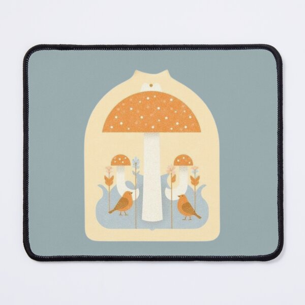 Item preview, Retro Mushroom Forest designed and sold by mellow-koko.