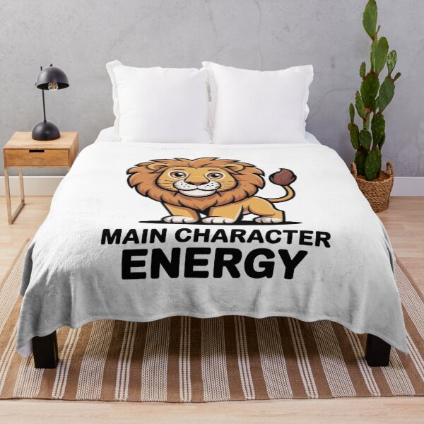 Item preview, Leo Main Character Energy Cute Zodiac Lion Sticker | Funny Leo Astrology Design designed and sold by Cool-cat-art.