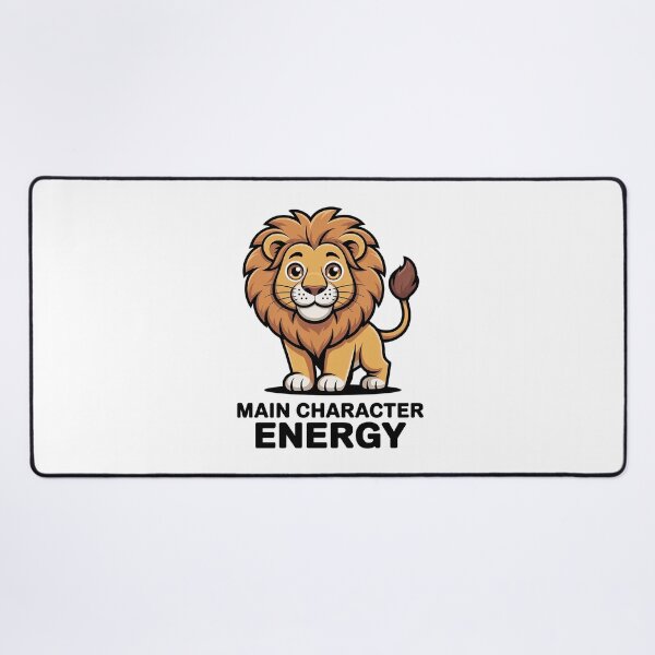 Item preview, Leo Main Character Energy Cute Zodiac Lion Sticker | Funny Leo Astrology Design designed and sold by Cool-cat-art.