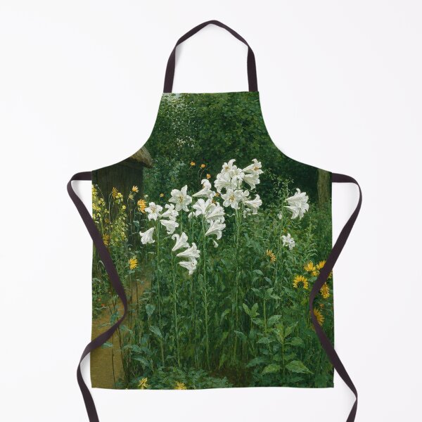 Item preview, Vintage Cottage Garden Lily Painting for Nature Decor Lovers designed and sold by RickE.