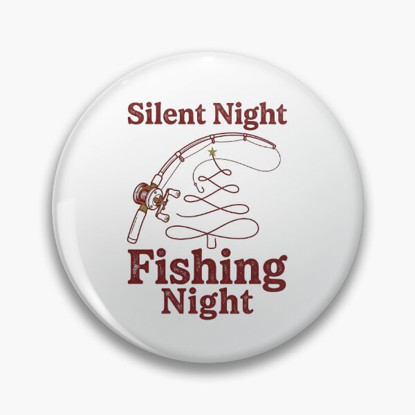 Item preview, silent night, fishing night – christmas fishing net designed and sold by wingoo22.