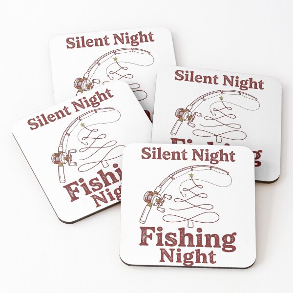 Item preview, silent night, fishing night – christmas fishing net designed and sold by wingoo22.