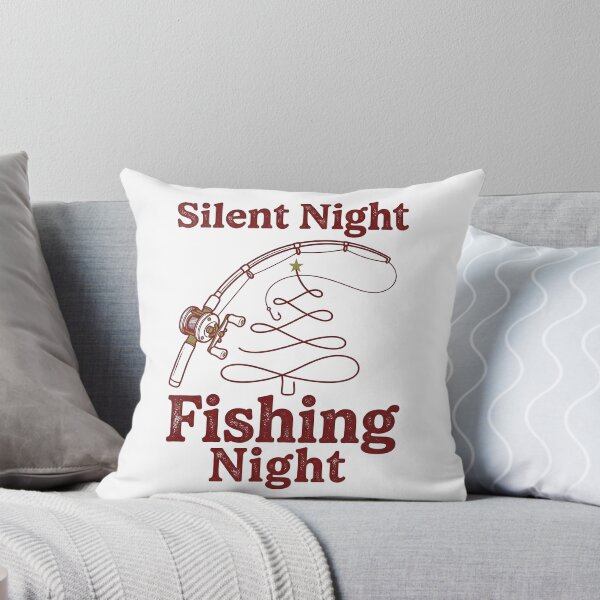 Item preview, silent night, fishing night – christmas fishing net designed and sold by wingoo22.