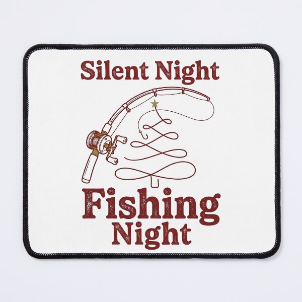Item preview, silent night, fishing night – christmas fishing net designed and sold by wingoo22.