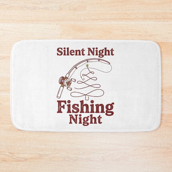 Item preview, silent night, fishing night – christmas fishing net designed and sold by wingoo22.
