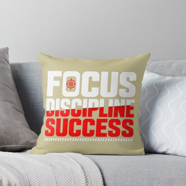 Item preview, Focus Discipline Success Motivational Typography Streetwear Design designed and sold by Contam_ZY.