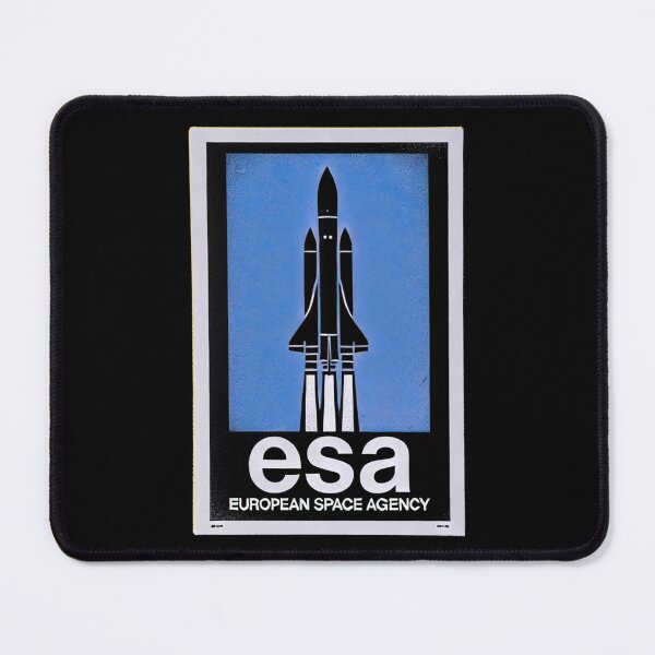 Item preview, European Space Agency Inspired Retro Space Exploration Emblem Design designed and sold by TEEJAMBOREE.