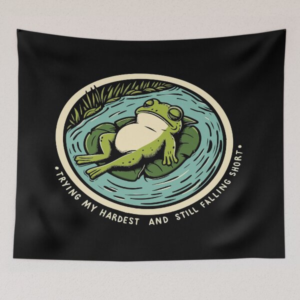 Item preview, Trying My Hardest And Still Falling Short – Relatable Effort Quote  designed and sold by Scaryzz.