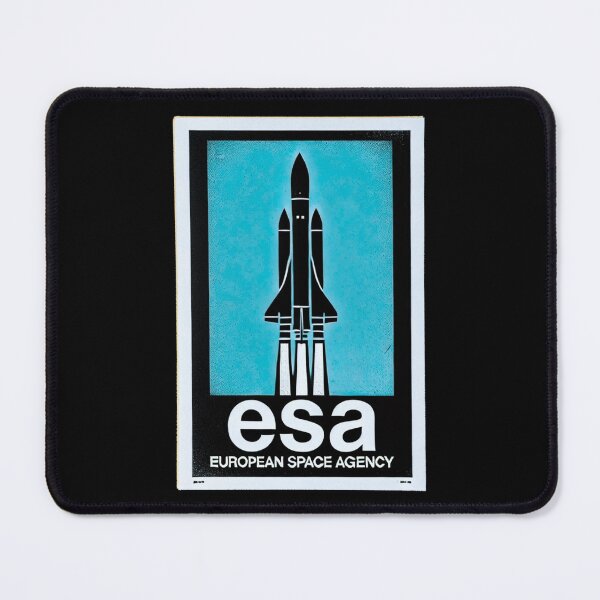 Item preview, European Space Agency Inspired Retro Space Exploration Emblem Design designed and sold by TEEJAMBOREE.