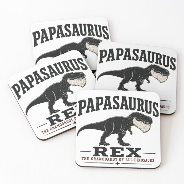 Item preview, Papasaurus Rex Granddaddy of All  - Funny Grandpa shirt designed and sold by Drawn-Measured.