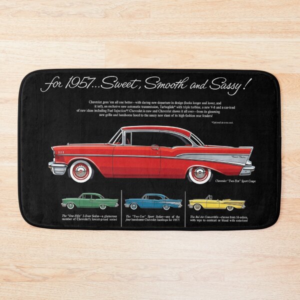 Item preview, 1957 Chevrolet Two-Ten Sport Coupe – Vintage Chevy Ad Art designed and sold by Stinky Lincy's Apparel Company.