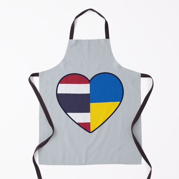 Item preview, Thailand Ukraine | 2 Nations 1 Heart designed and sold by sublimesun.
