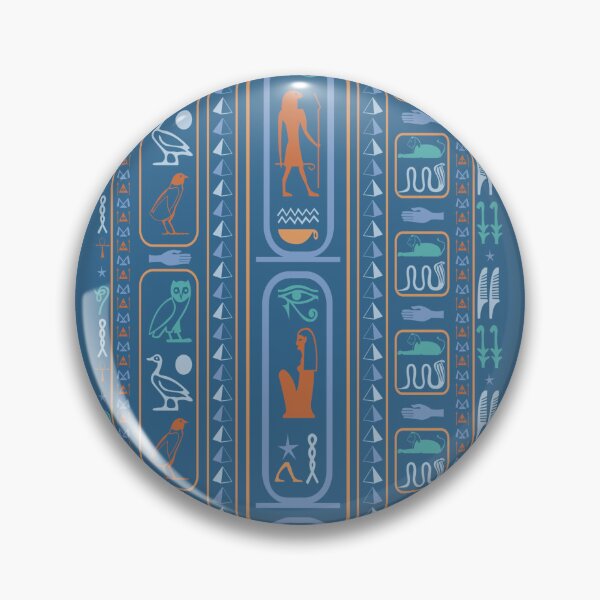 Item preview, Ancient Egyptian Hieroglyph Seamless Pattern designed and sold by Rainseason.