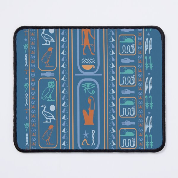 Item preview, Ancient Egyptian Hieroglyph Seamless Pattern designed and sold by Rainseason.