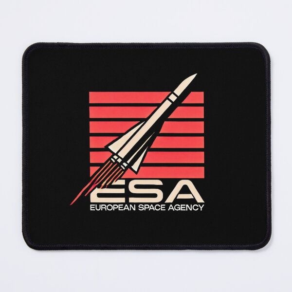 Item preview, European Space Agency Inspired Retro Space Exploration Emblem Design designed and sold by TEEJAMBOREE.