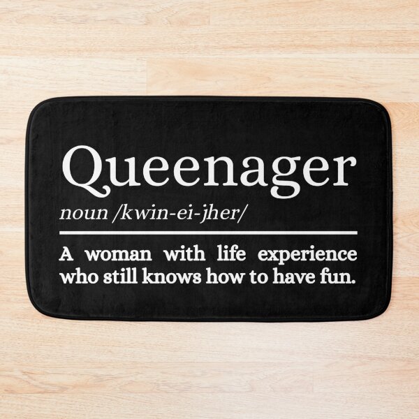 Item preview, Queenager noun designed and sold by Dondonmart.