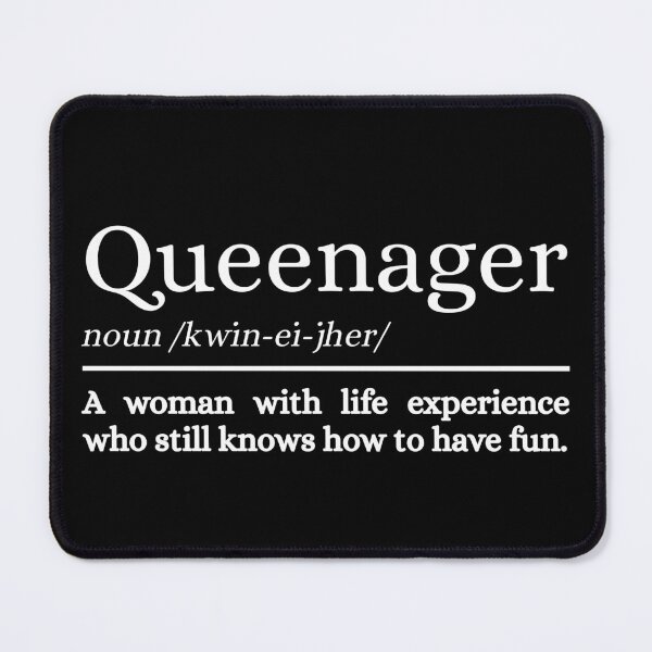 Item preview, Queenager noun designed and sold by Dondonmart.