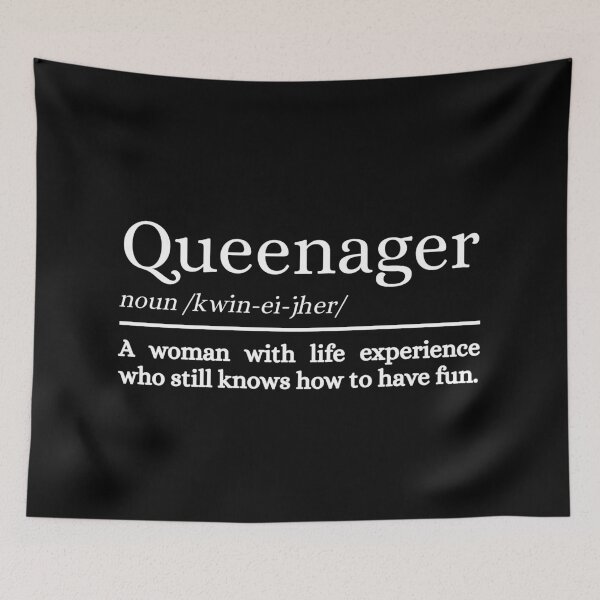 Item preview, Queenager noun designed and sold by Dondonmart.