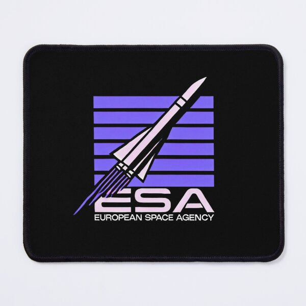 Item preview, European Space Agency Inspired Retro Space Exploration Emblem Design designed and sold by TEEJAMBOREE.