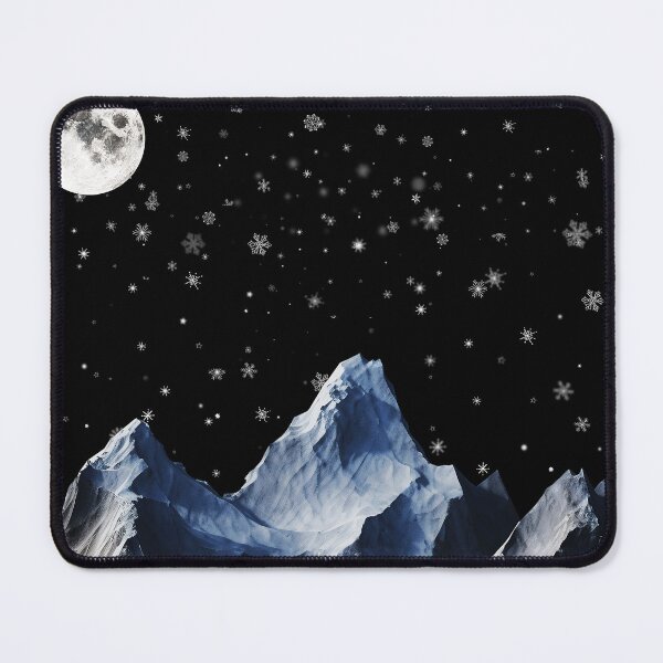 Item preview, Winter Moon over Mystic Mountains space Art  designed and sold by FahdSpaceArt.