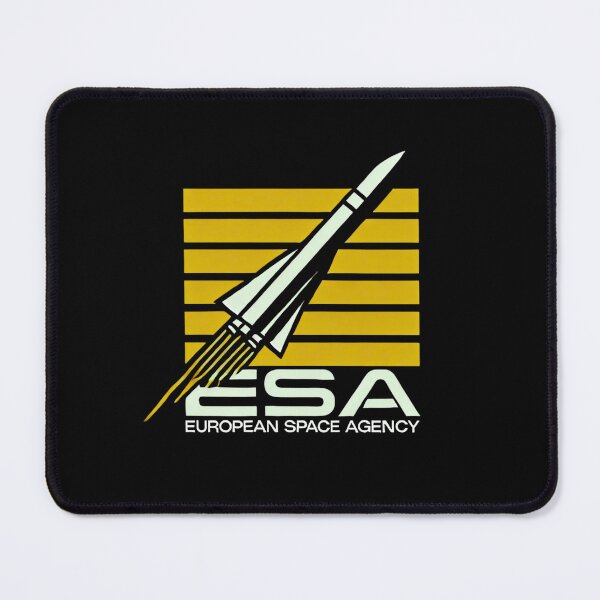 Item preview, European Space Agency Inspired Retro Space Exploration Emblem Design designed and sold by TEEJAMBOREE.