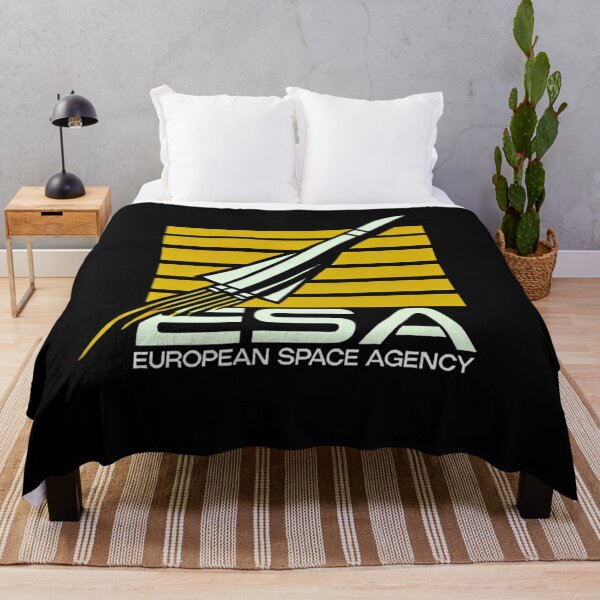 Item preview, European Space Agency Inspired Retro Space Exploration Emblem Design designed and sold by TEEJAMBOREE.