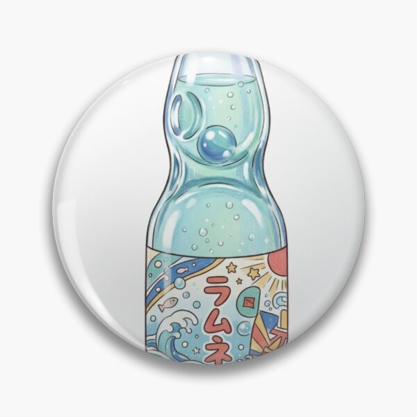 Item preview, Japanese Ramune Soda Bottle - Cute Kawaii Summer Drink Art designed and sold by vekotpu.