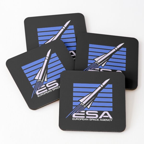 Item preview, European Space Agency Inspired Retro Space Exploration Emblem Design designed and sold by TEEJAMBOREE.