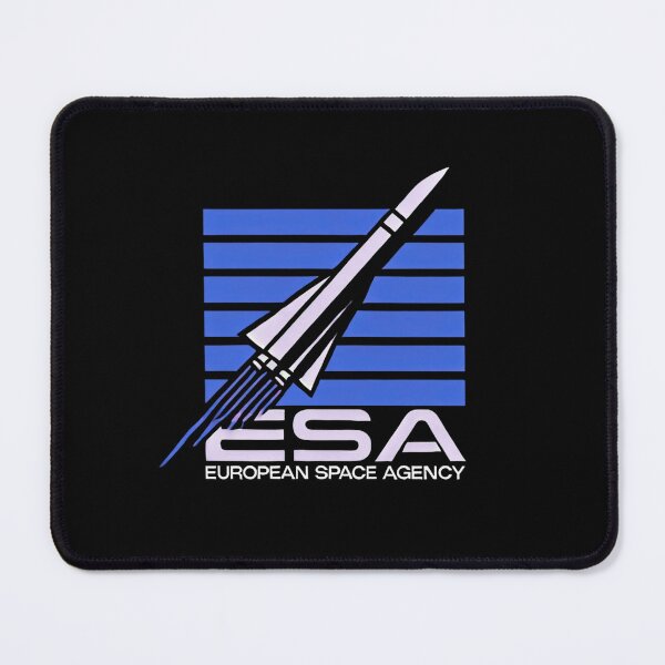 Item preview, European Space Agency Inspired Retro Space Exploration Emblem Design designed and sold by TEEJAMBOREE.