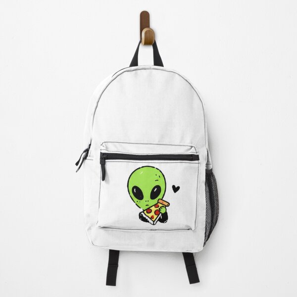 Item preview, y2k alien with pizza designed and sold by mysticalkiss.