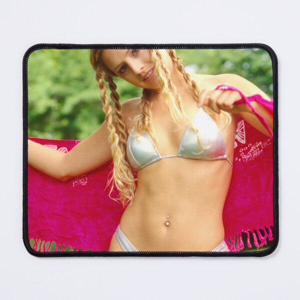 Item preview, Woman in Silver Bikini Outdoors designed and sold by jklune.