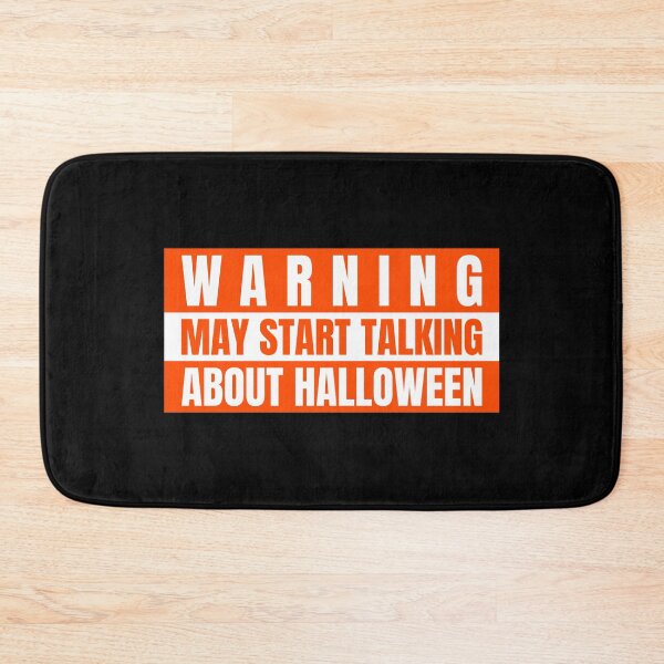 Item preview, Warning May Start Talking About Halloween designed and sold by TeePartyHost.