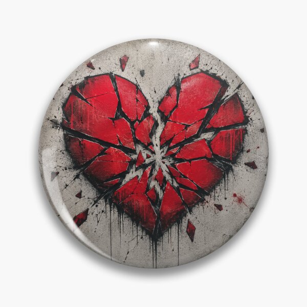 Artikelvorschau, Zersprengtes Graffiti Herz – Urban Streetart Broken Heart Design entworfen und verkauft von Gletschie.