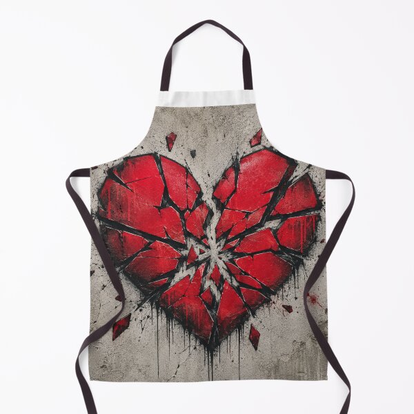 Item preview, Shattered Graffiti Heart – Urban Street Art Broken Heart Design designed and sold by Gletschie.