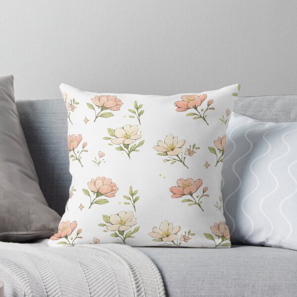 Item preview, pink floral doodles designed and sold by mysticalkiss.