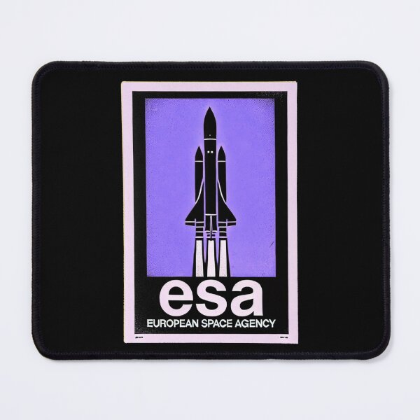 Item preview, European Space Agency Inspired Retro Space Exploration Emblem Design designed and sold by TEEJAMBOREE.
