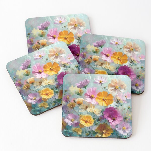 Aperçu de l'œuvre Fleurs de cosmos créée et vendue par bubblyrainbow.