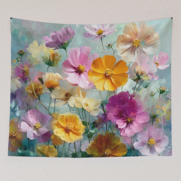 Item preview, Cosmos Flowers designed and sold by bubblyrainbow.