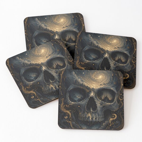 Item preview, Cosmic Skull Portal of Eternal Night designed and sold by BloomOfDesign.